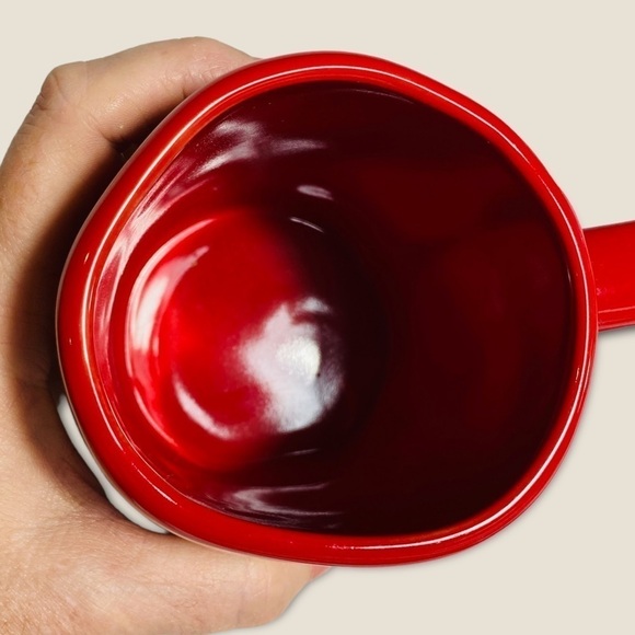 Rae Dunn Merry Coffee Mug Red Christmas Ceramic Holiday. - Picture 7 of 8
